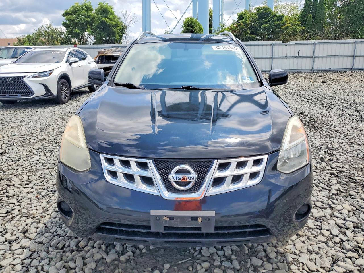 2012 Nissan Rogue S Black vin: JN8AS5MVXCW709249