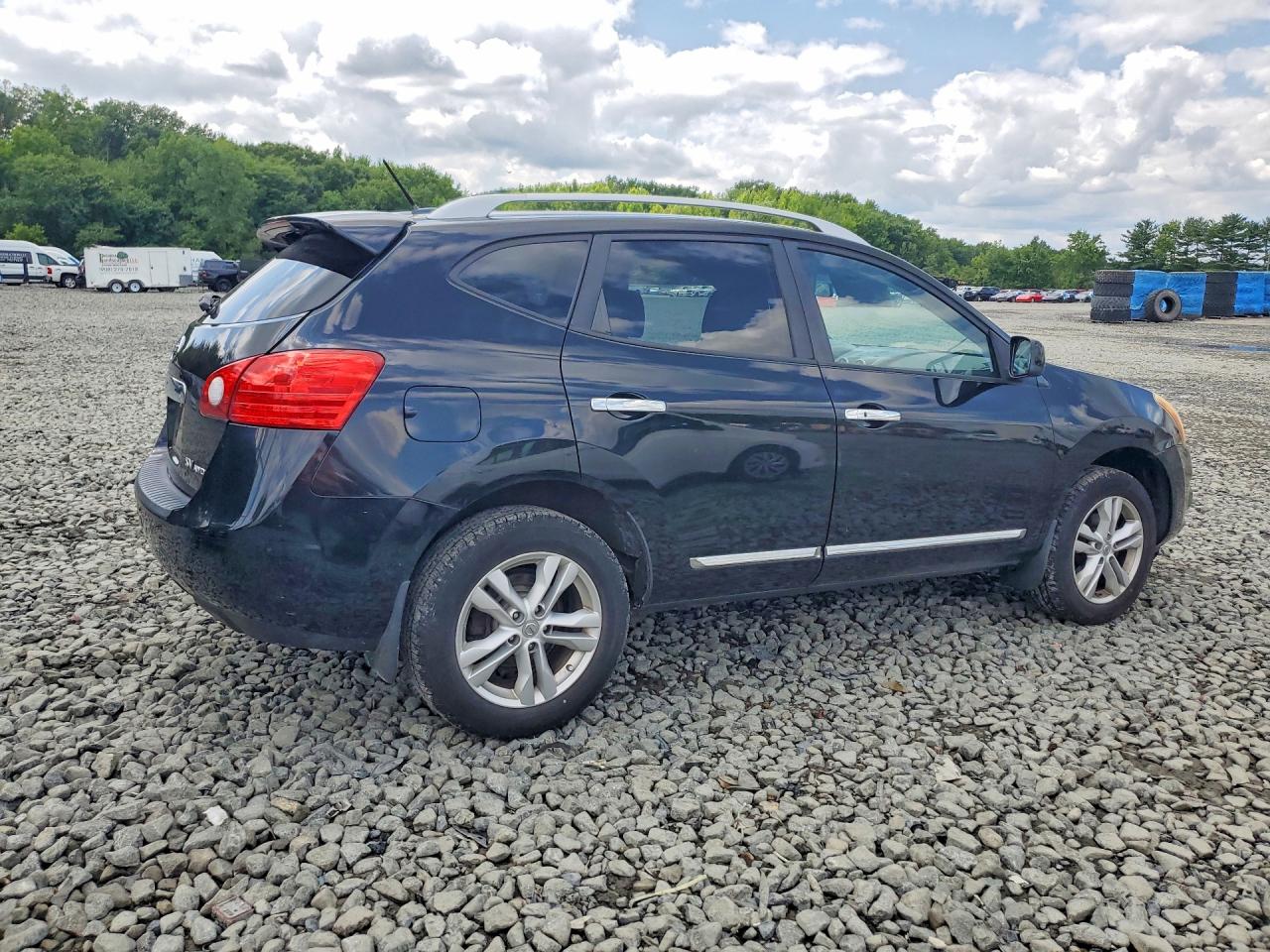 2012 Nissan Rogue S Black vin: JN8AS5MVXCW709249