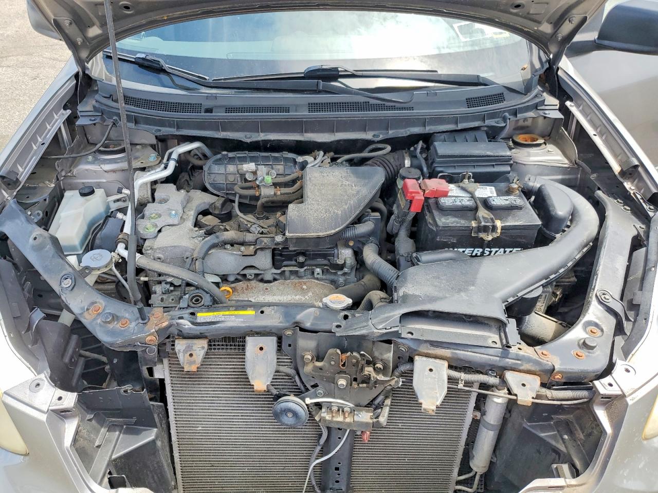 2012 Nissan Rogue S Silver vin: JN8AS5MVXCW712975