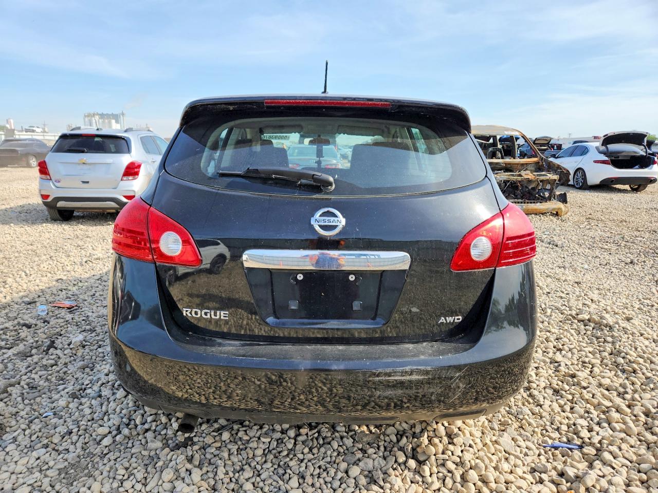 2012 Nissan Rogue S Black vin: JN8AS5MVXCW714032