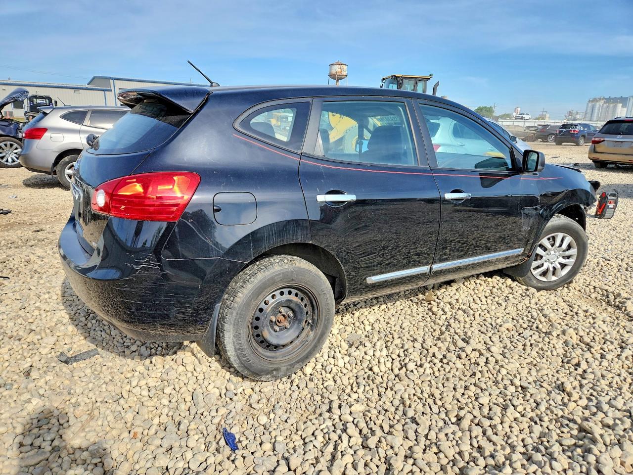 2012 Nissan Rogue S Black vin: JN8AS5MVXCW714032