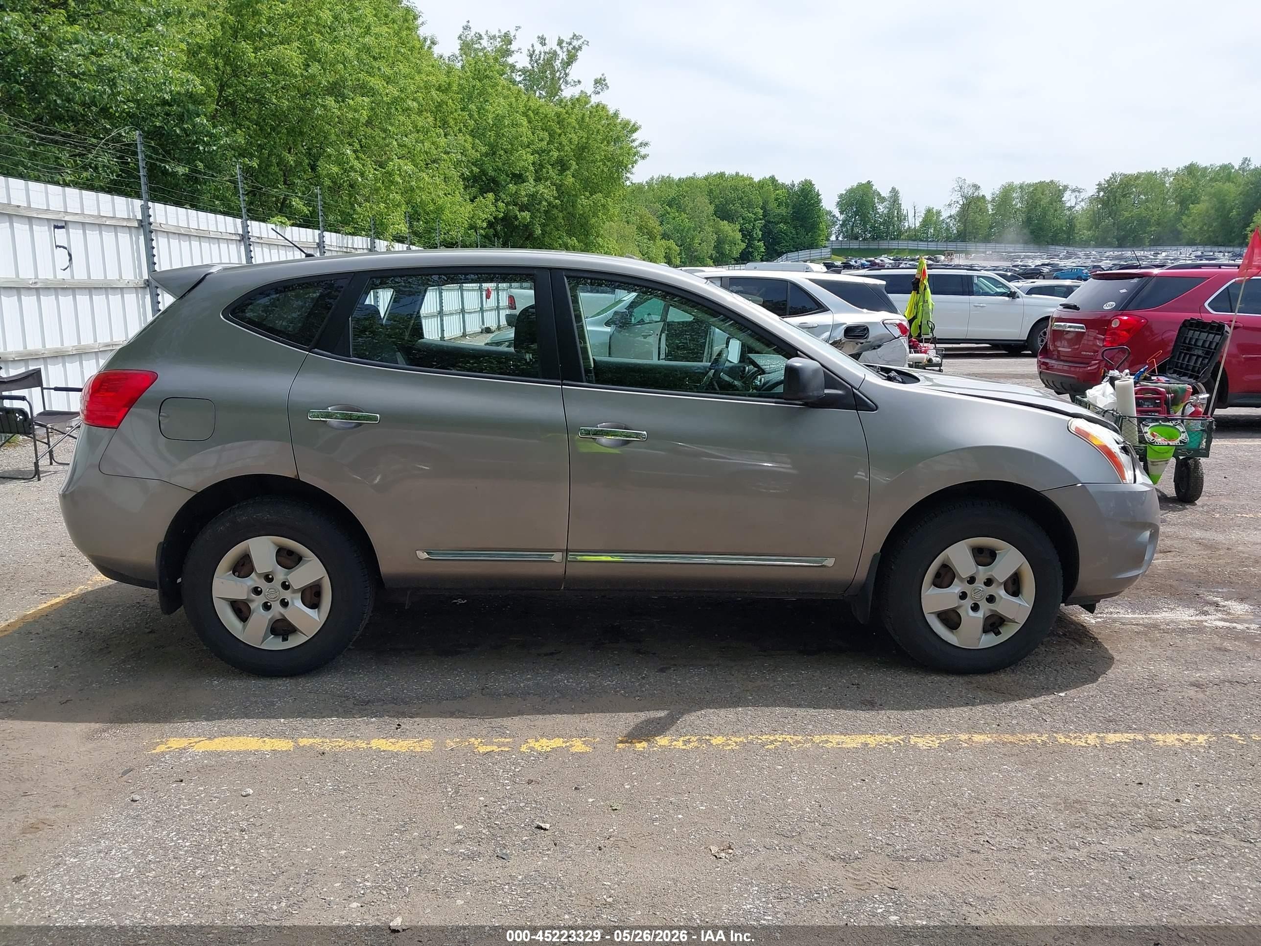 2012 Nissan Rogue S Gray vin: JN8AS5MVXCW714306