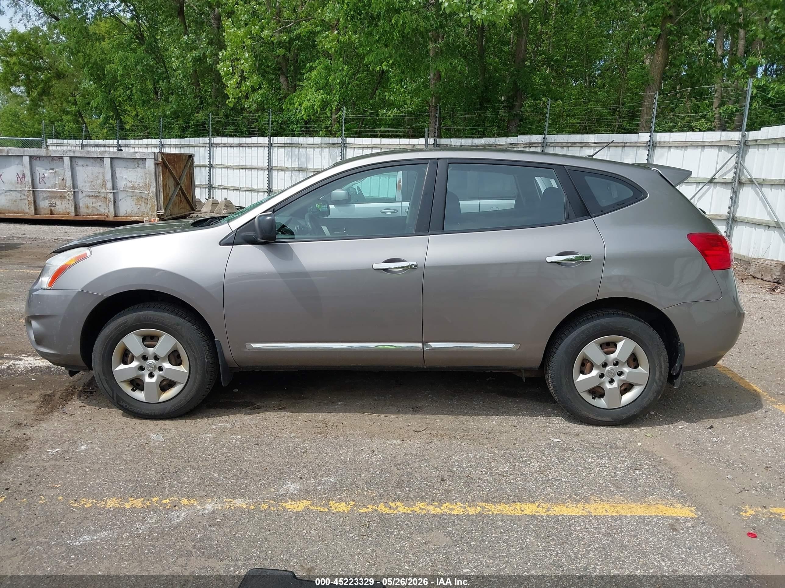 2012 Nissan Rogue S Gray vin: JN8AS5MVXCW714306