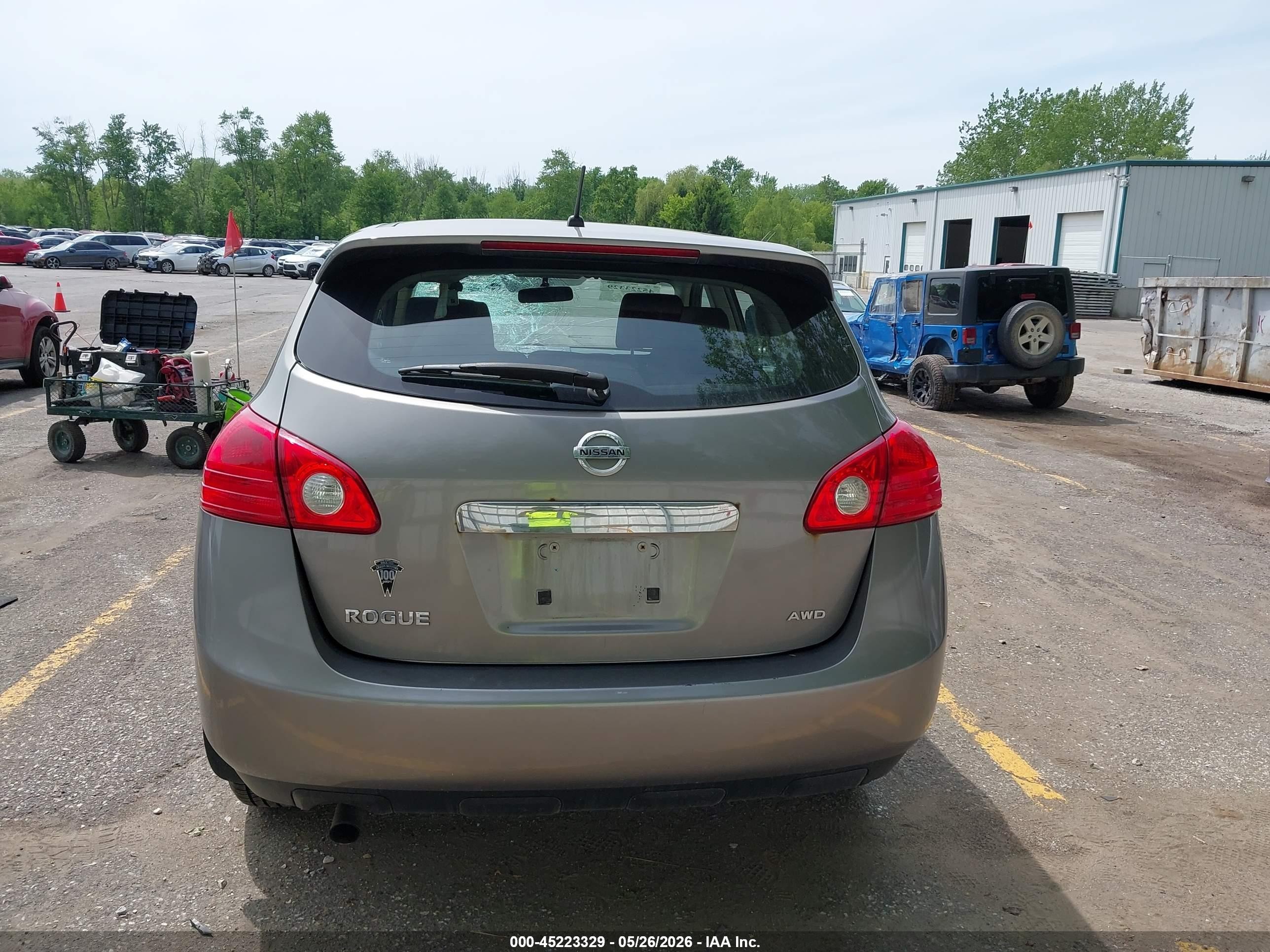 2012 Nissan Rogue S Gray vin: JN8AS5MVXCW714306