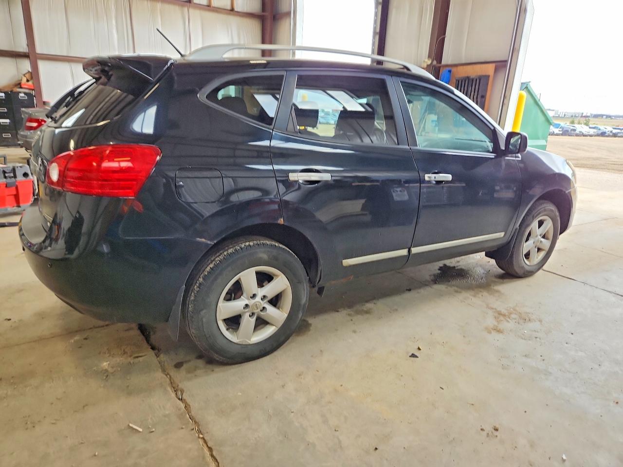 2013 Nissan Rogue S Black vin: JN8AS5MVXDW112636