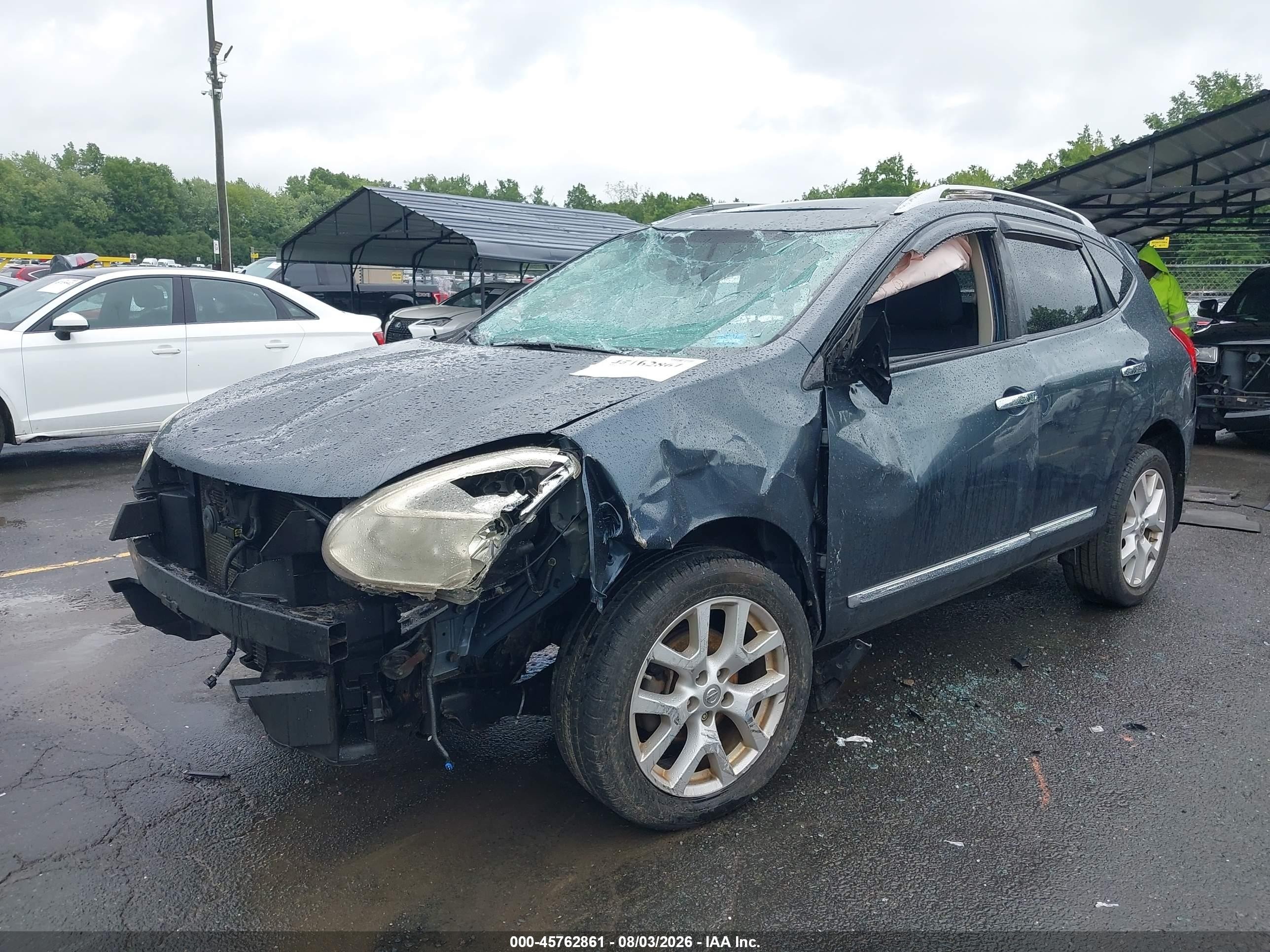 2013 Nissan Rogue Sv W/sl Pkg Black vin: JN8AS5MVXDW126553