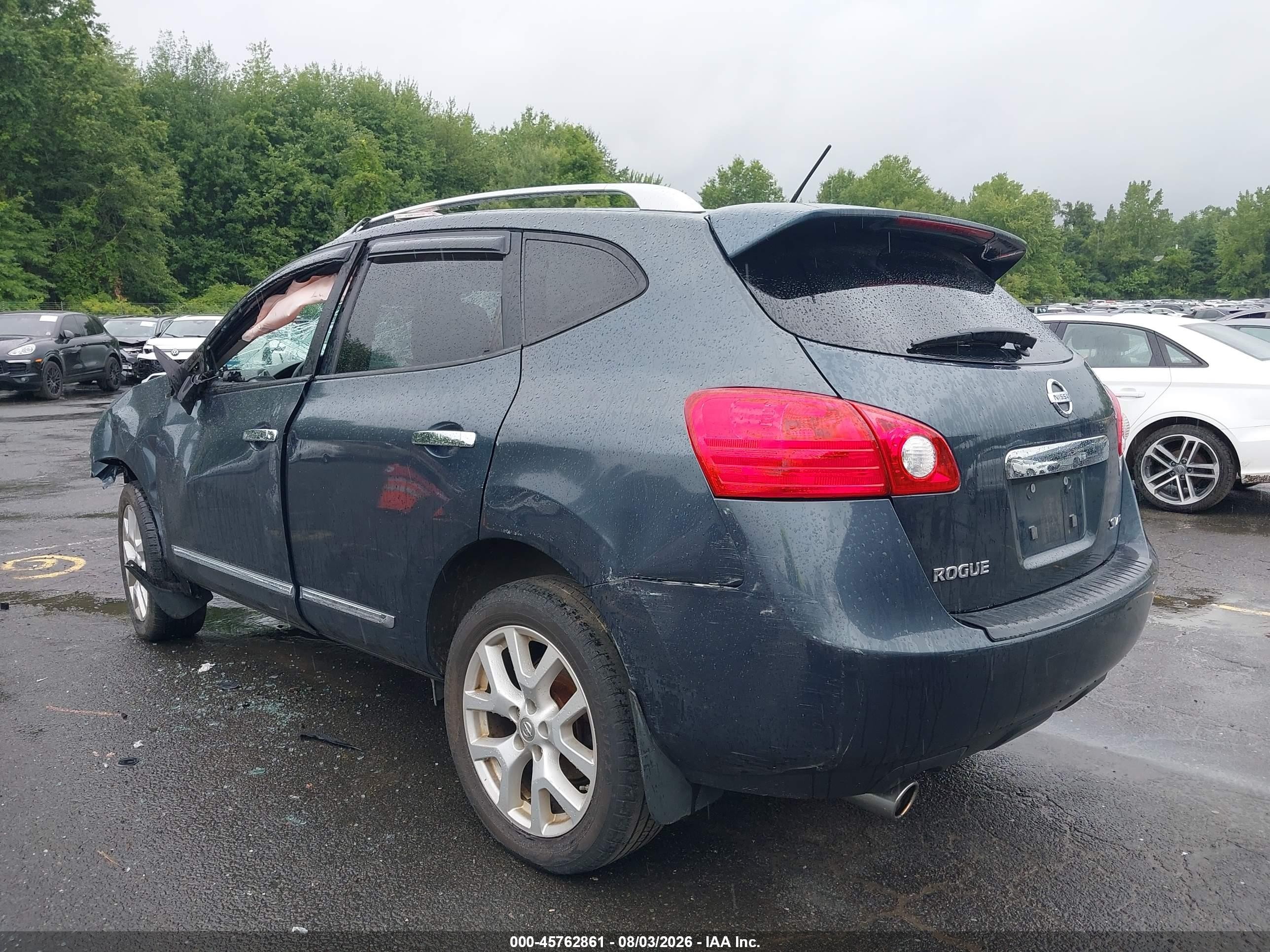 2013 Nissan Rogue Sv W/sl Pkg Black vin: JN8AS5MVXDW126553