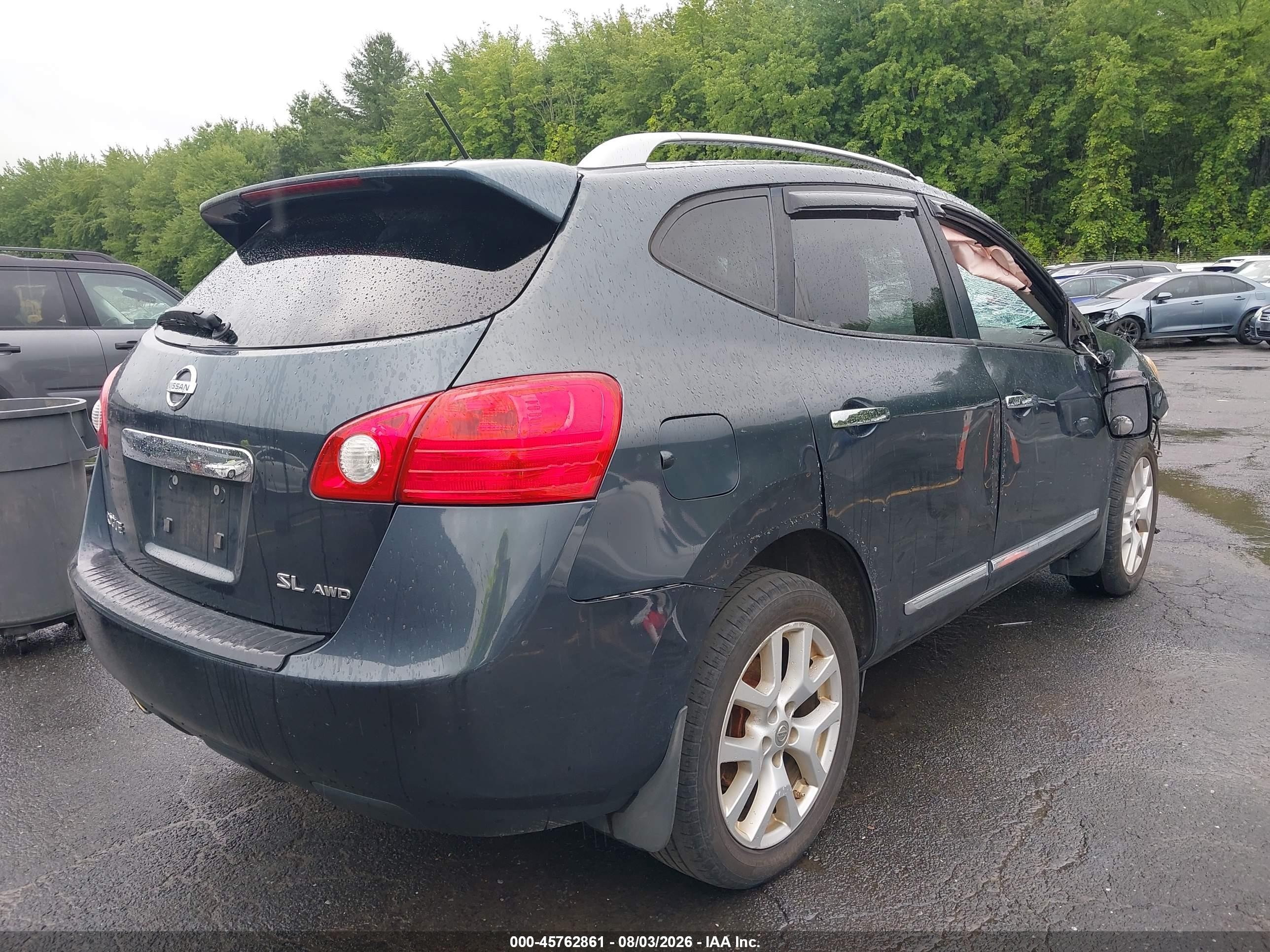 2013 Nissan Rogue Sv W/sl Pkg Black vin: JN8AS5MVXDW126553