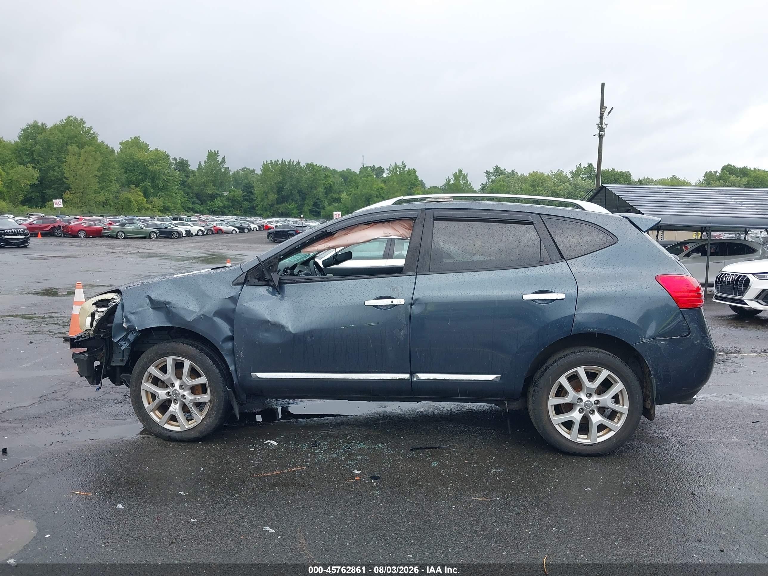 2013 Nissan Rogue Sv W/sl Pkg Black vin: JN8AS5MVXDW126553