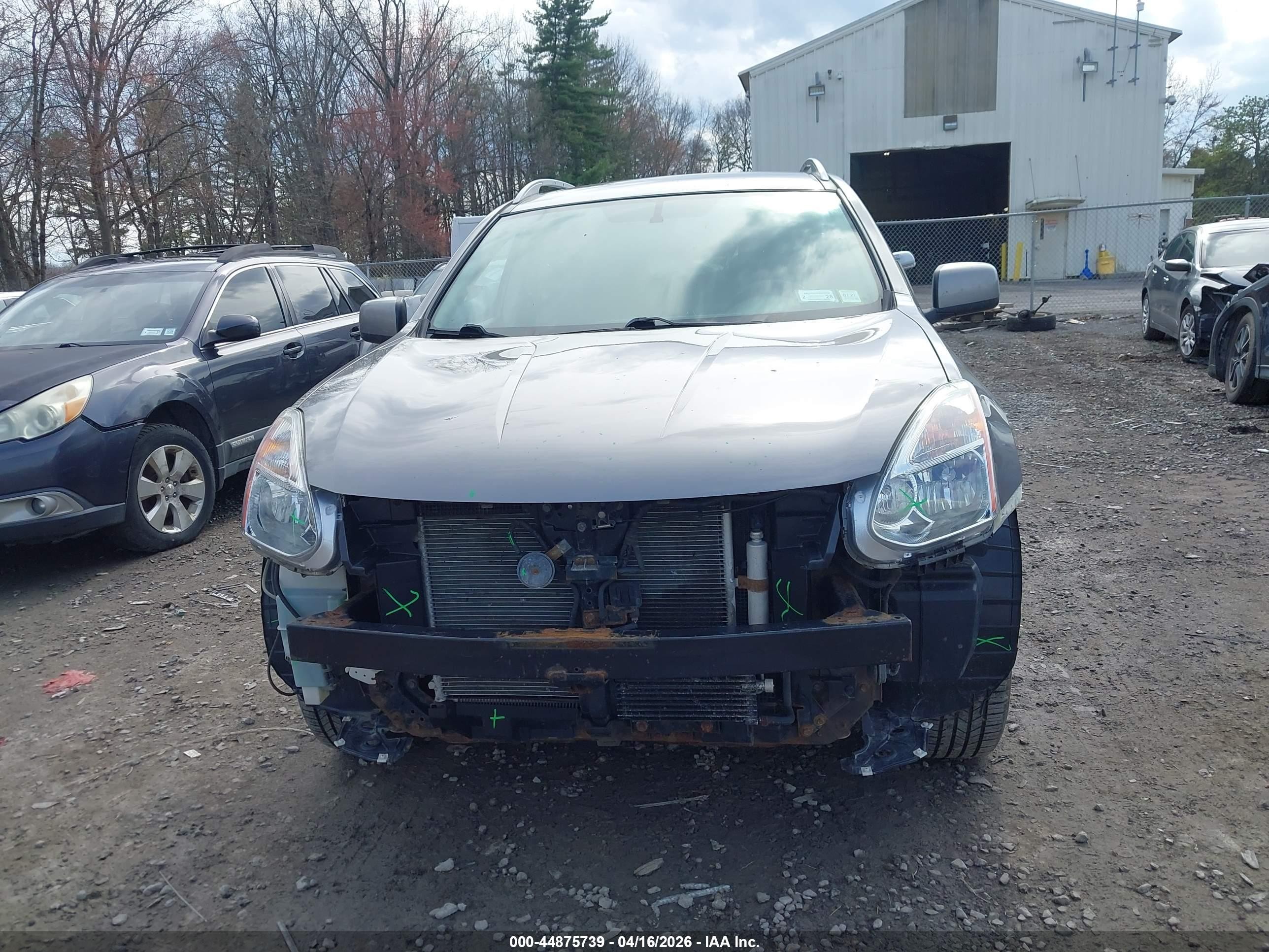 2013 Nissan Rogue Sv Gray vin: JN8AS5MVXDW137178