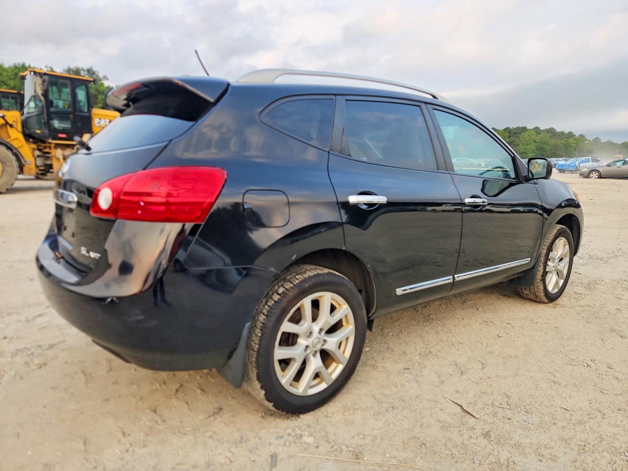 2013 Nissan Rogue S Black vin: JN8AS5MVXDW140081