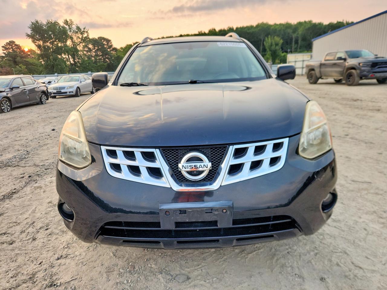 2013 Nissan Rogue S Black vin: JN8AS5MVXDW140081