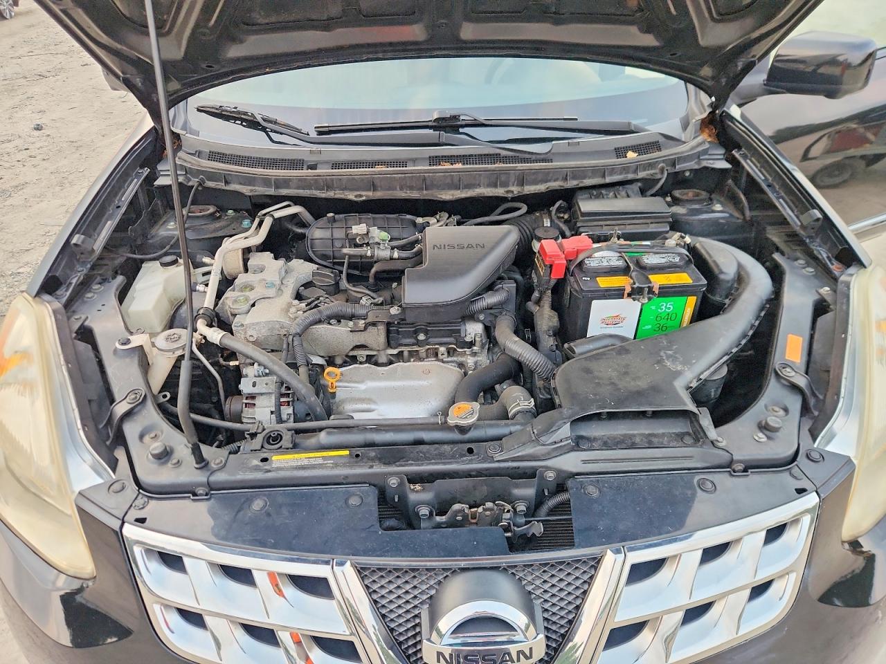 2013 Nissan Rogue S Black vin: JN8AS5MVXDW140081