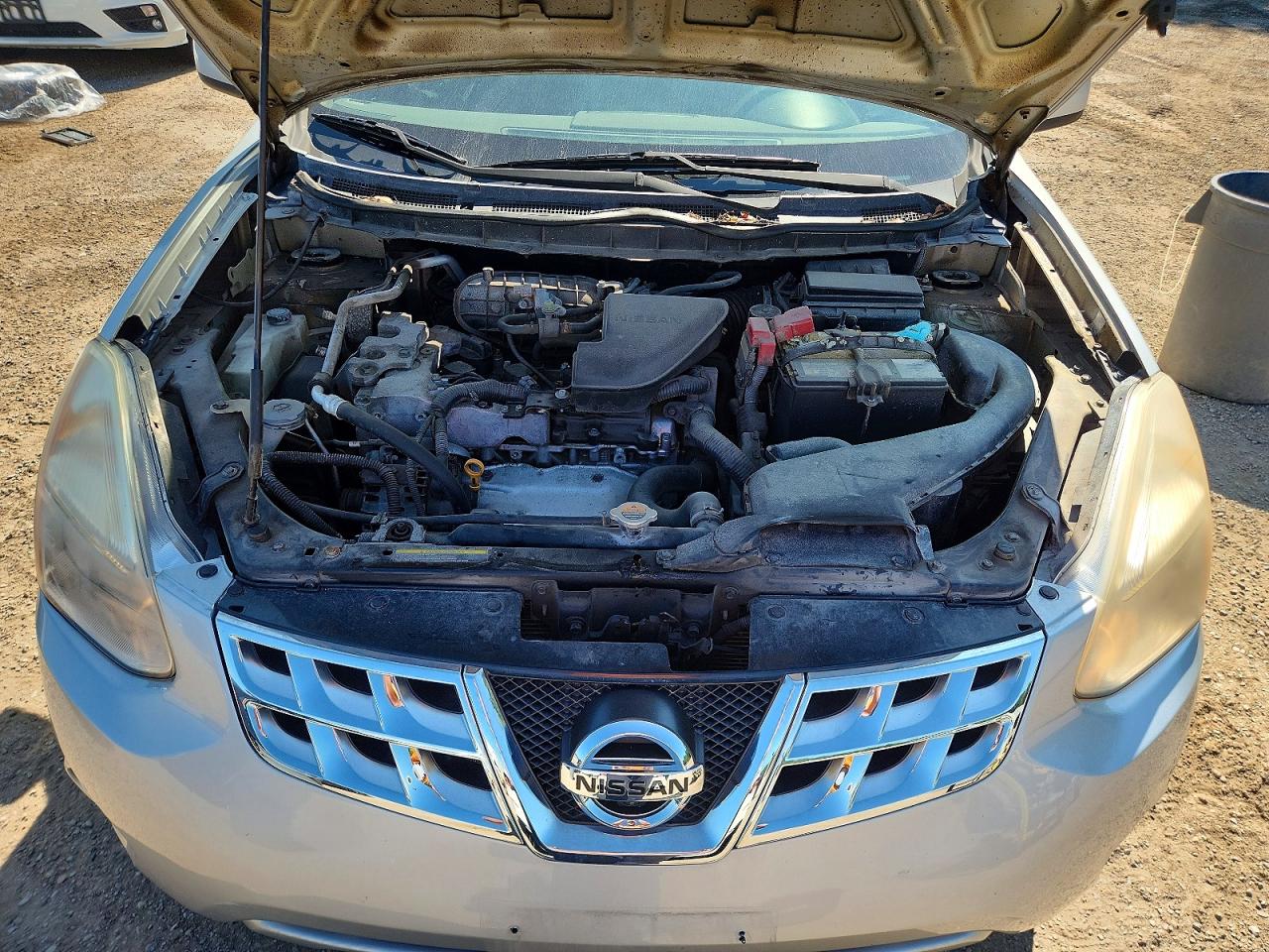 2013 Nissan Rogue S Silver vin: JN8AS5MVXDW143255