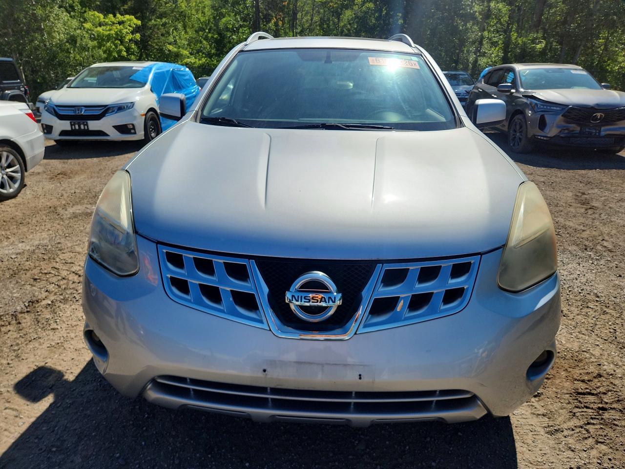 2013 Nissan Rogue S Silver vin: JN8AS5MVXDW143255