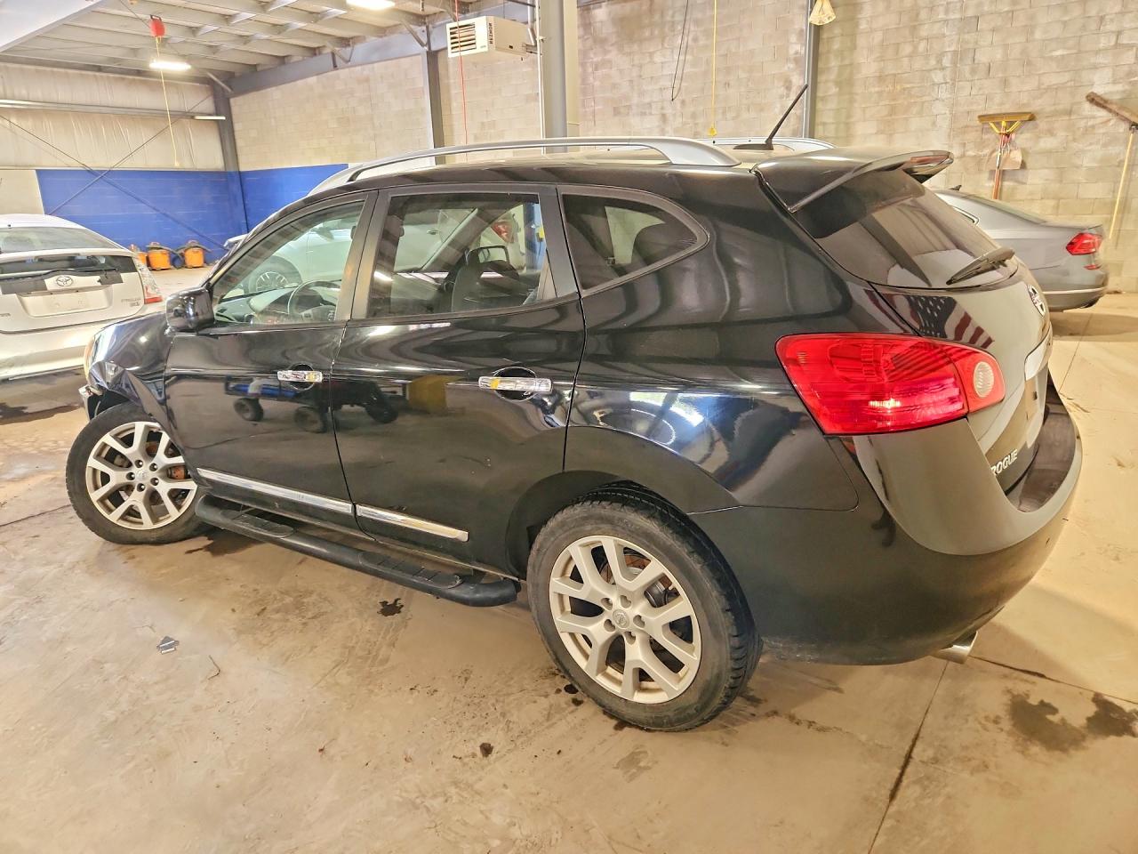 2013 Nissan Rogue S Black vin: JN8AS5MVXDW144356
