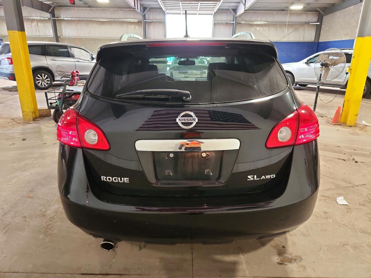 2013 Nissan Rogue S Black vin: JN8AS5MVXDW144356