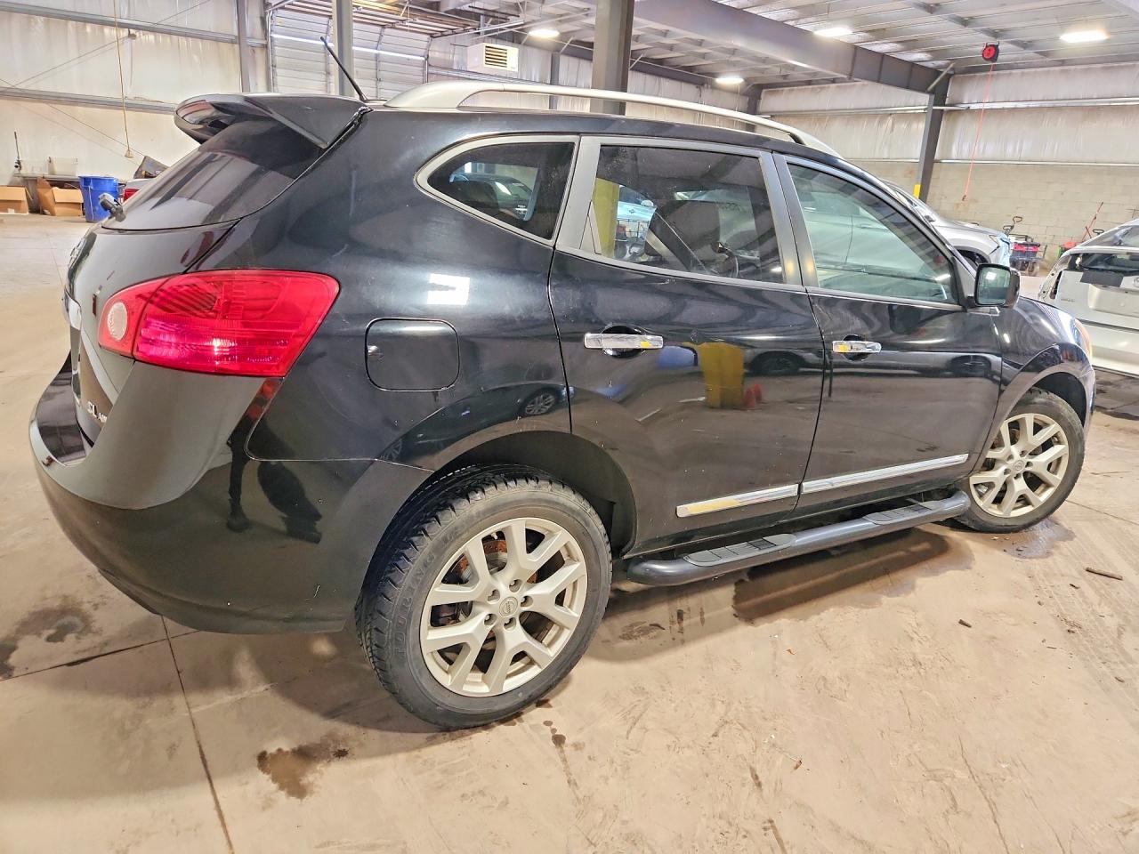 2013 Nissan Rogue S Black vin: JN8AS5MVXDW144356