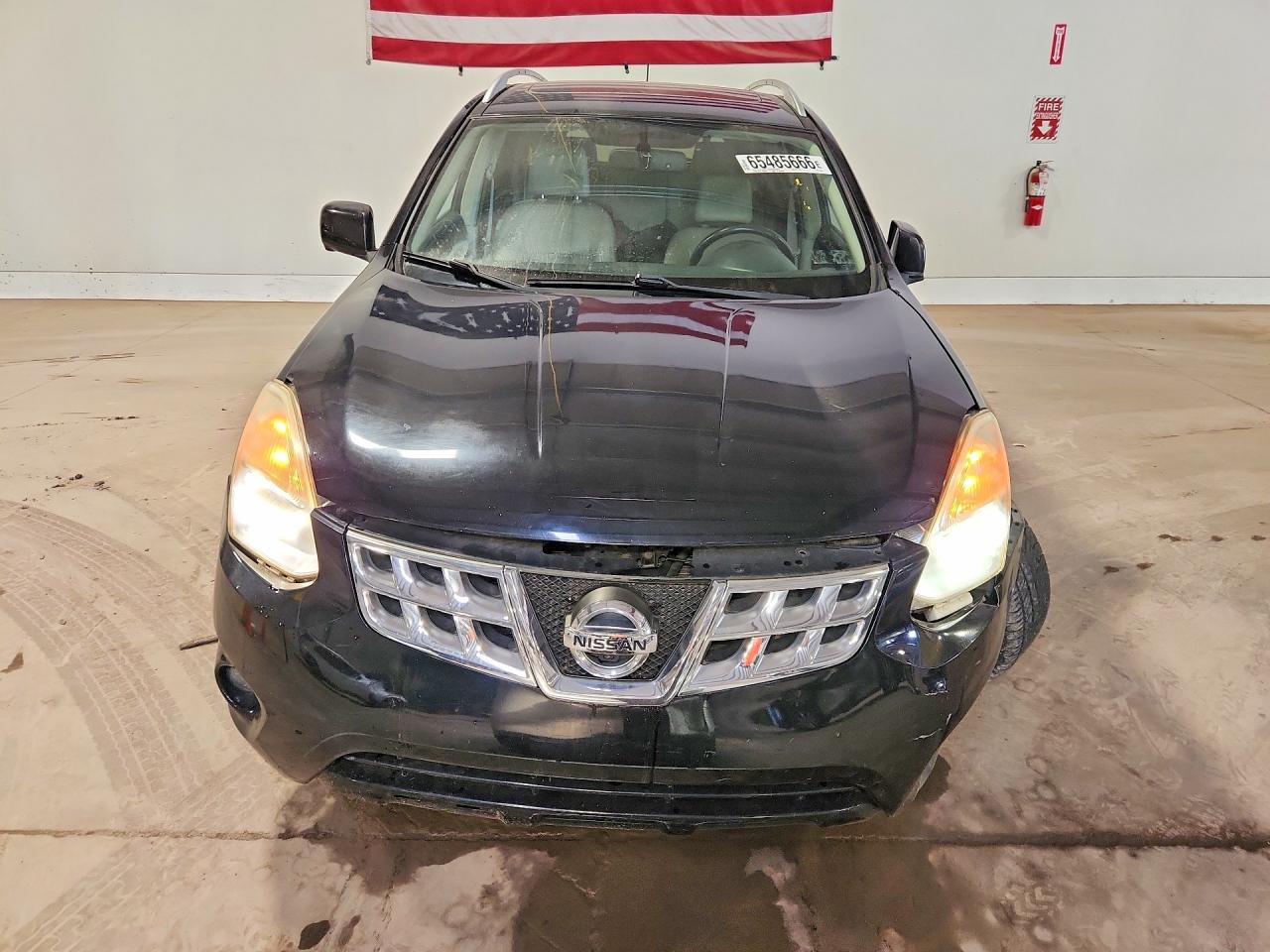 2013 Nissan Rogue S Black vin: JN8AS5MVXDW144356