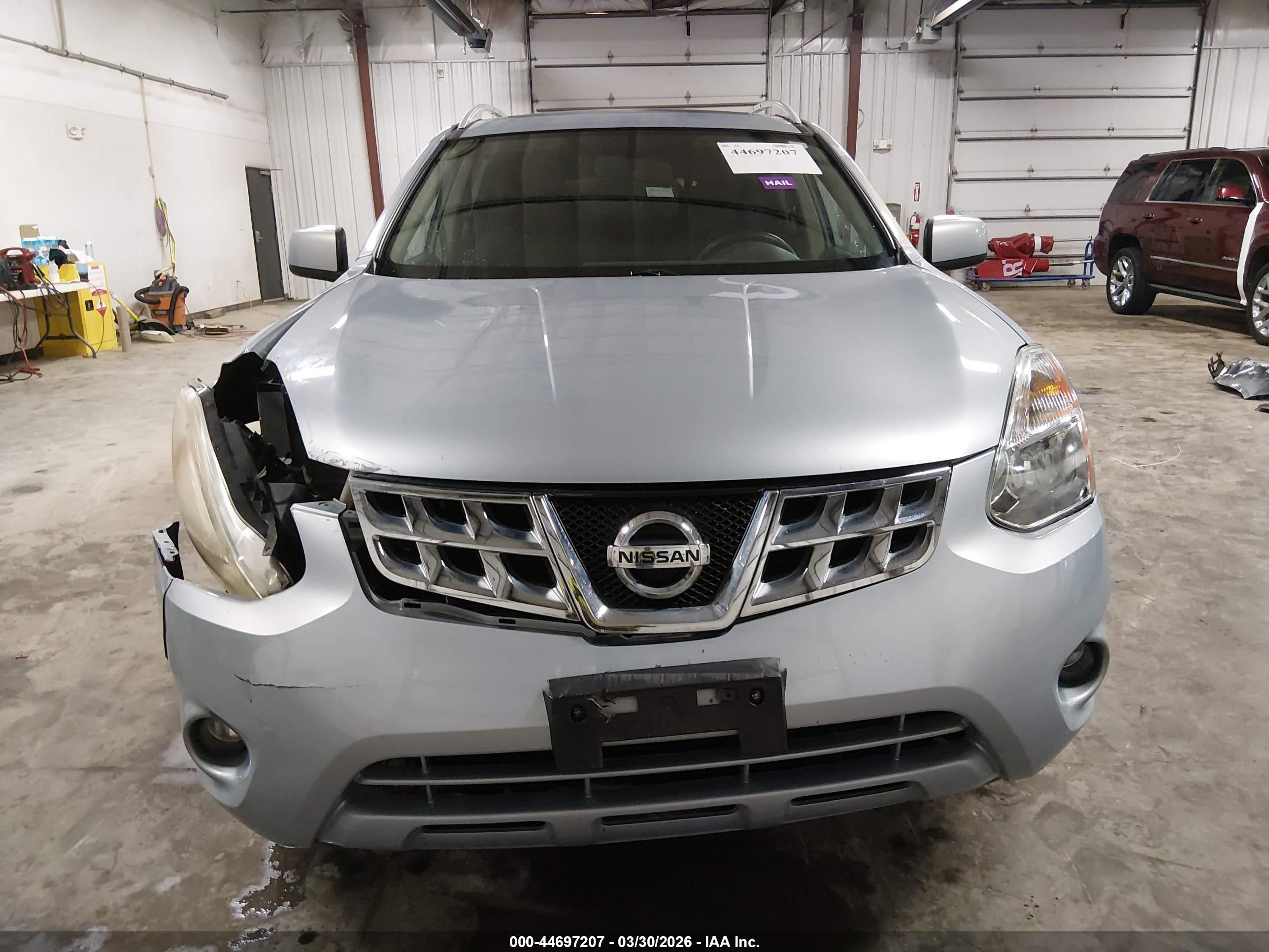 2013 Nissan Rogue Sv Light Blue vin: JN8AS5MVXDW145538
