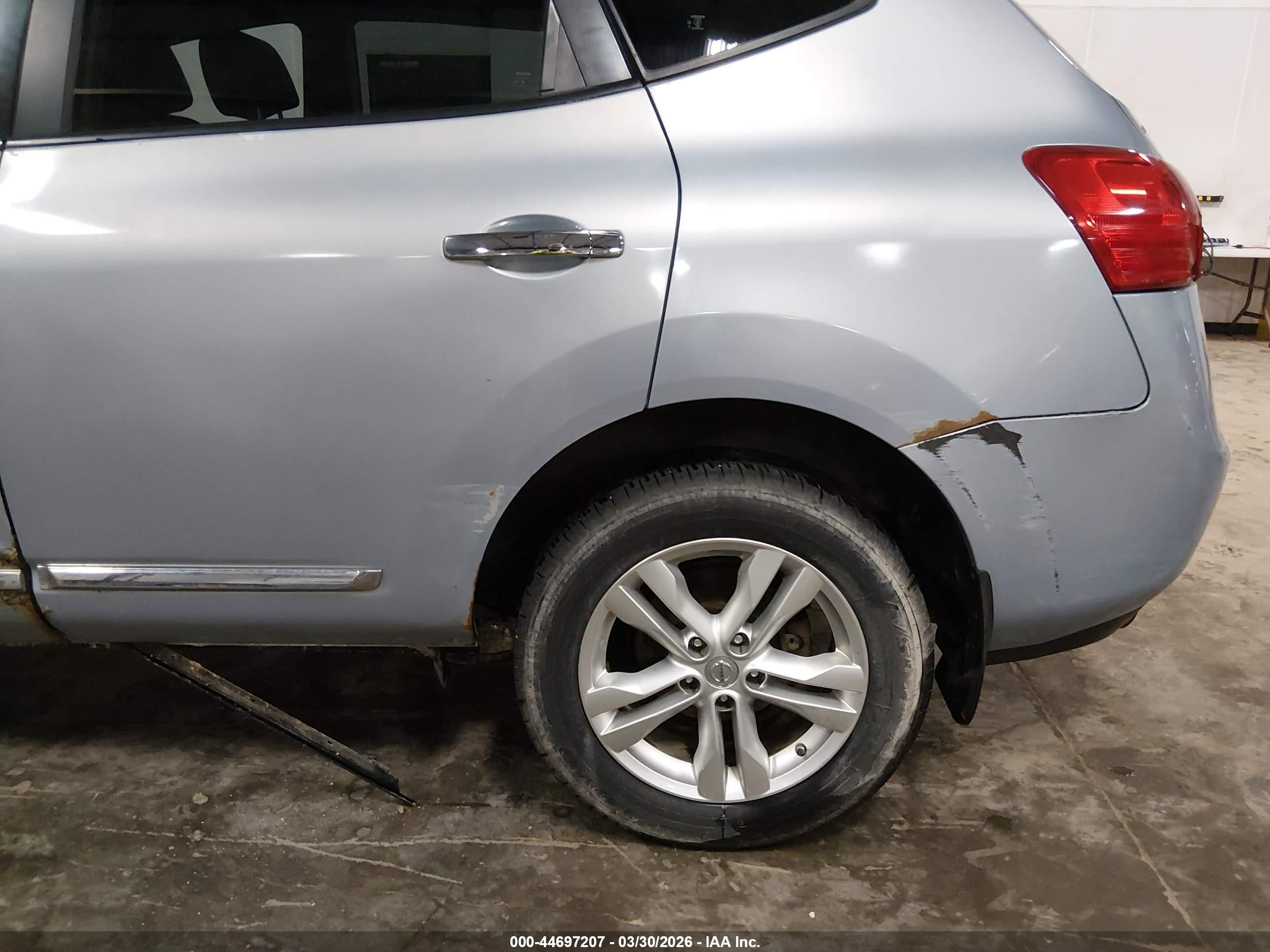 2013 Nissan Rogue Sv Light Blue vin: JN8AS5MVXDW145538