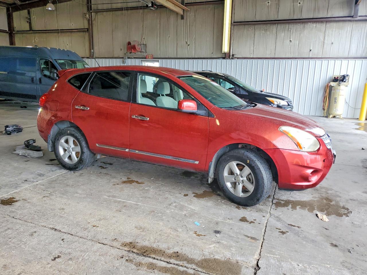 2013 Nissan Rogue S Orange vin: JN8AS5MVXDW148875