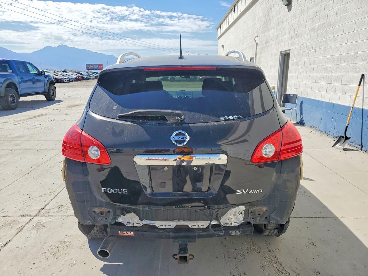 2013 Nissan Rogue S Black vin: JN8AS5MVXDW600646