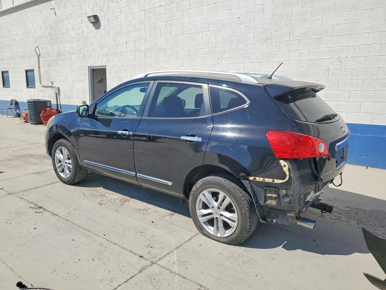2013 Nissan Rogue S Black vin: JN8AS5MVXDW600646