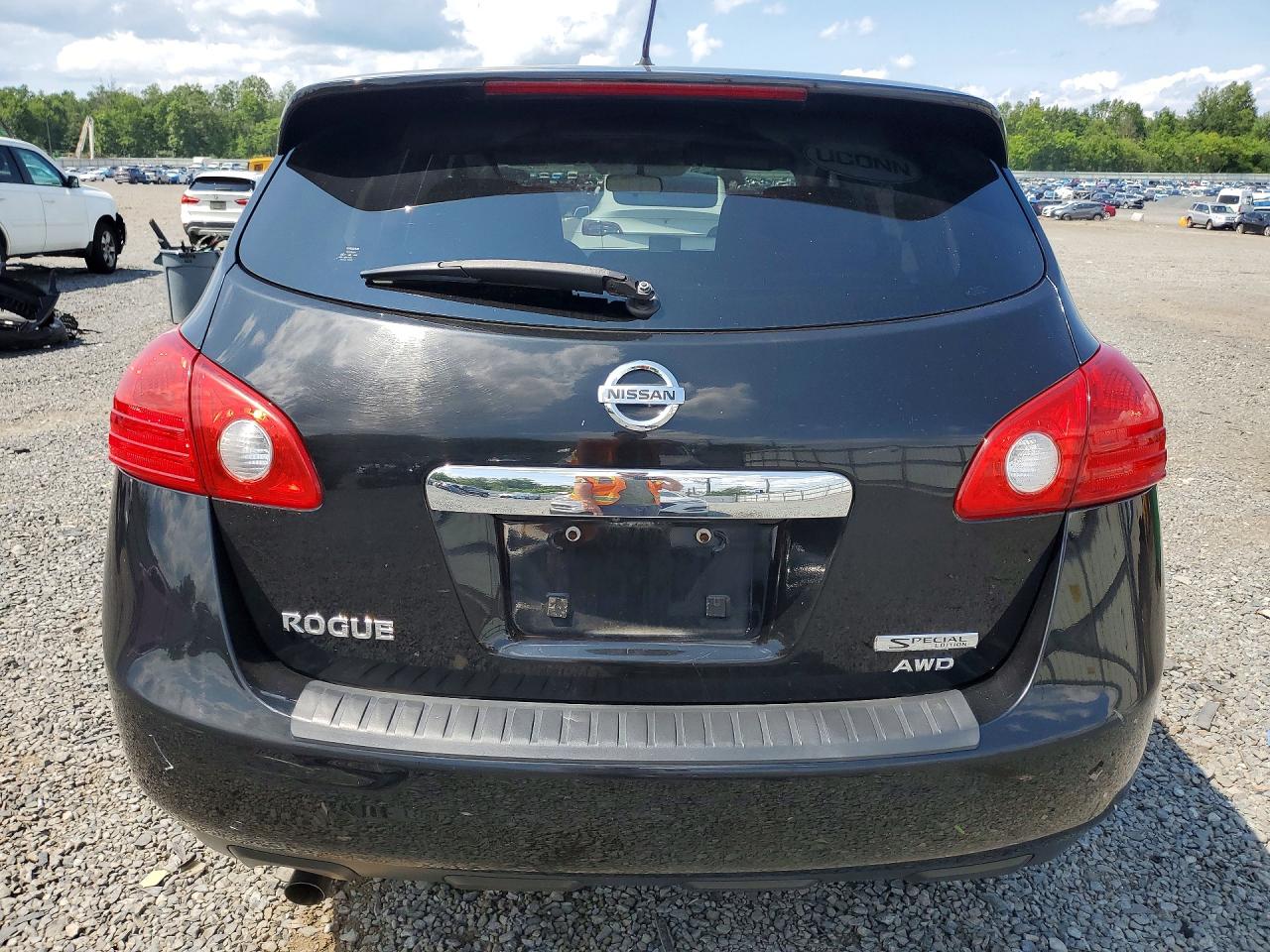 2013 Nissan Rogue S Black vin: JN8AS5MVXDW604826