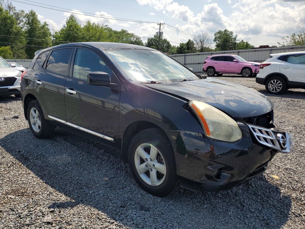 2013 Nissan Rogue S Black vin: JN8AS5MVXDW604826