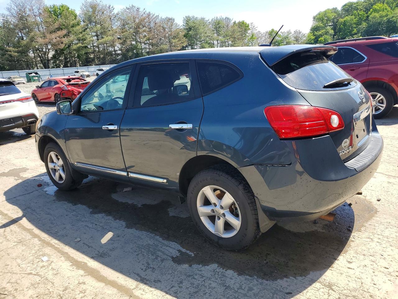 2013 Nissan Rogue S Blue vin: JN8AS5MVXDW605961