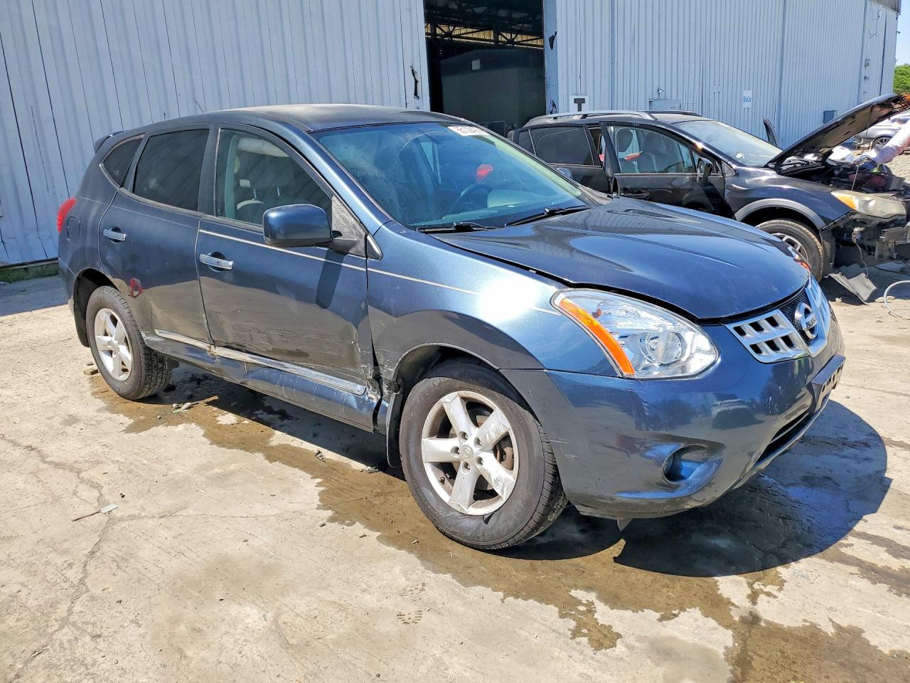 2013 Nissan Rogue S Blue vin: JN8AS5MVXDW605961