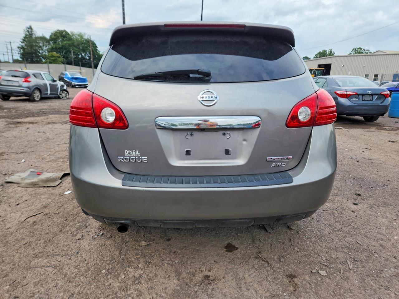 2013 Nissan Rogue S Gray vin: JN8AS5MVXDW606155