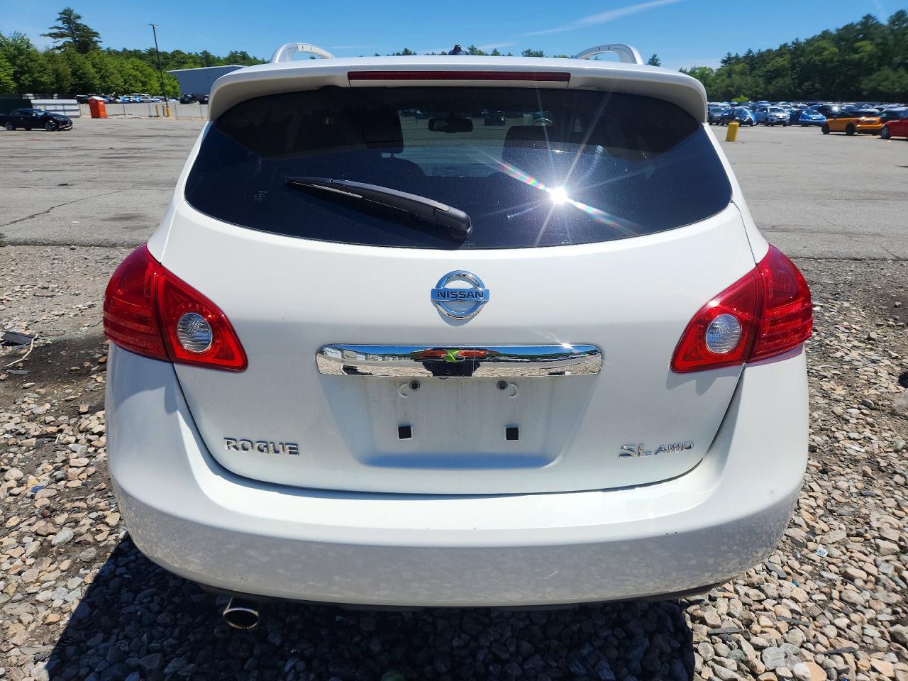2013 Nissan Rogue S White vin: JN8AS5MVXDW610111