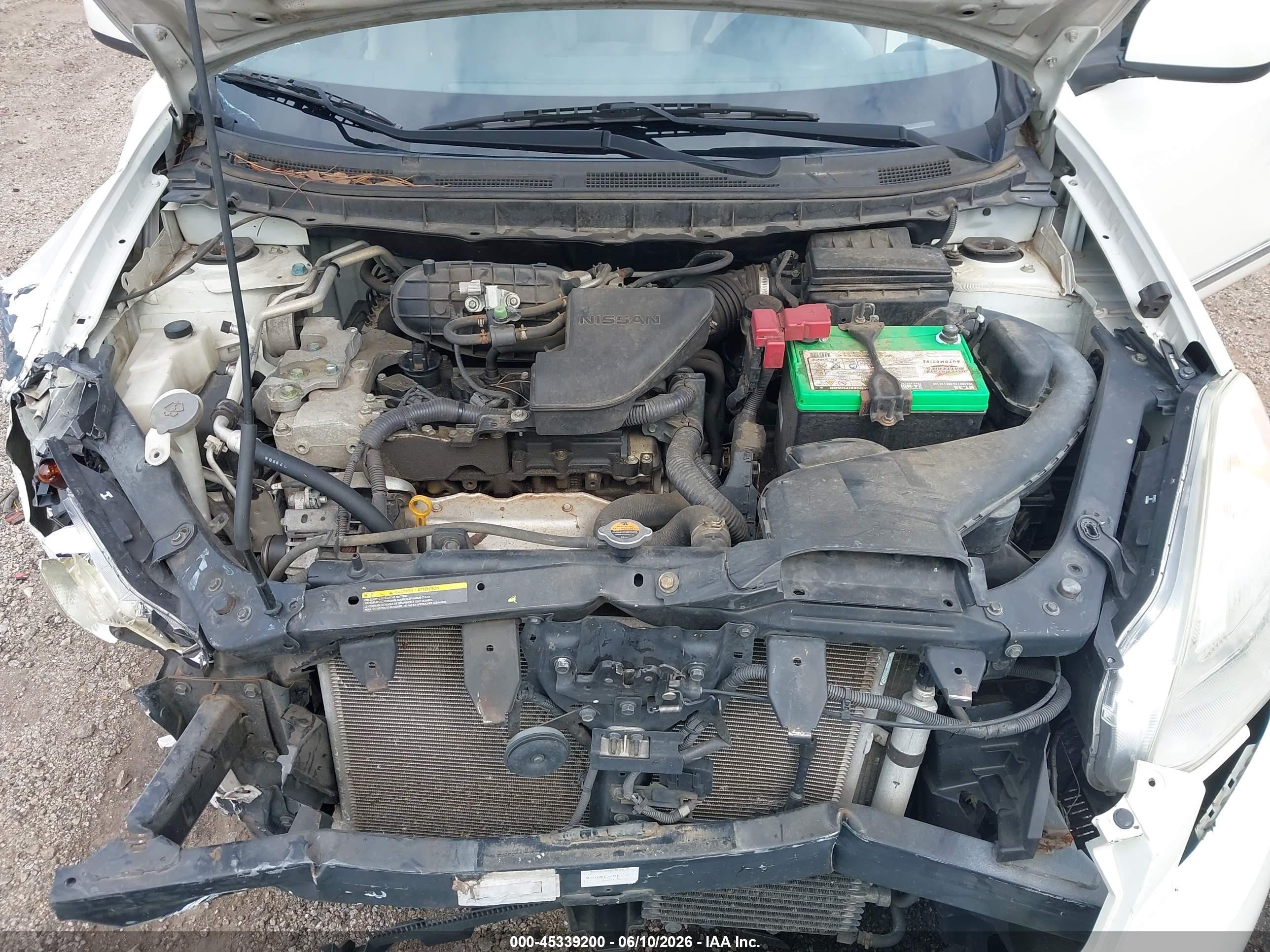 2013 Nissan Rogue Sv Белый vin: JN8AS5MVXDW610416