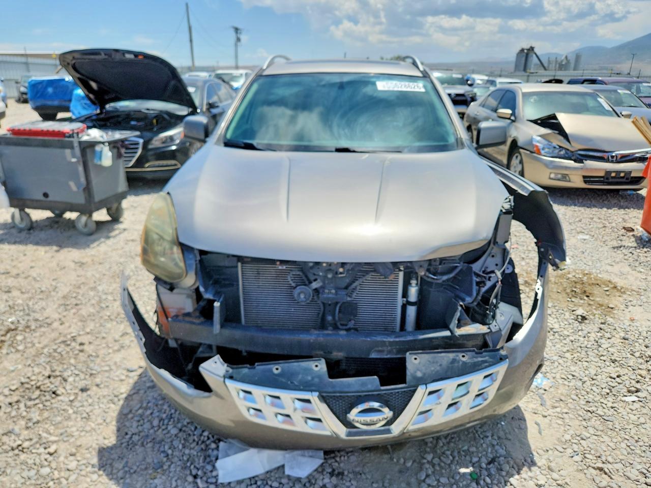 2013 Nissan Rogue S Серый vin: JN8AS5MVXDW622520