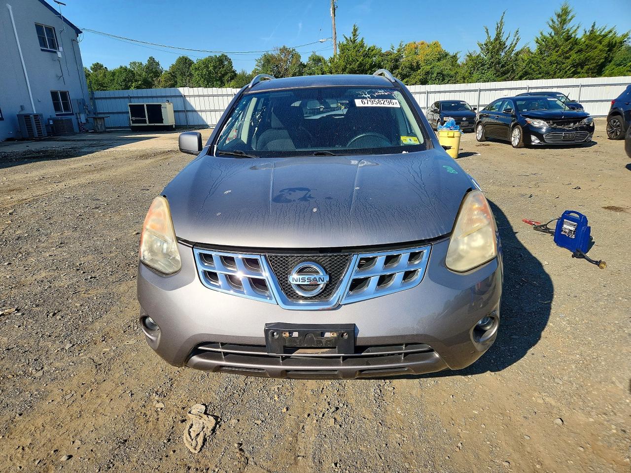 2013 Nissan Rogue S Gray vin: JN8AS5MVXDW623506