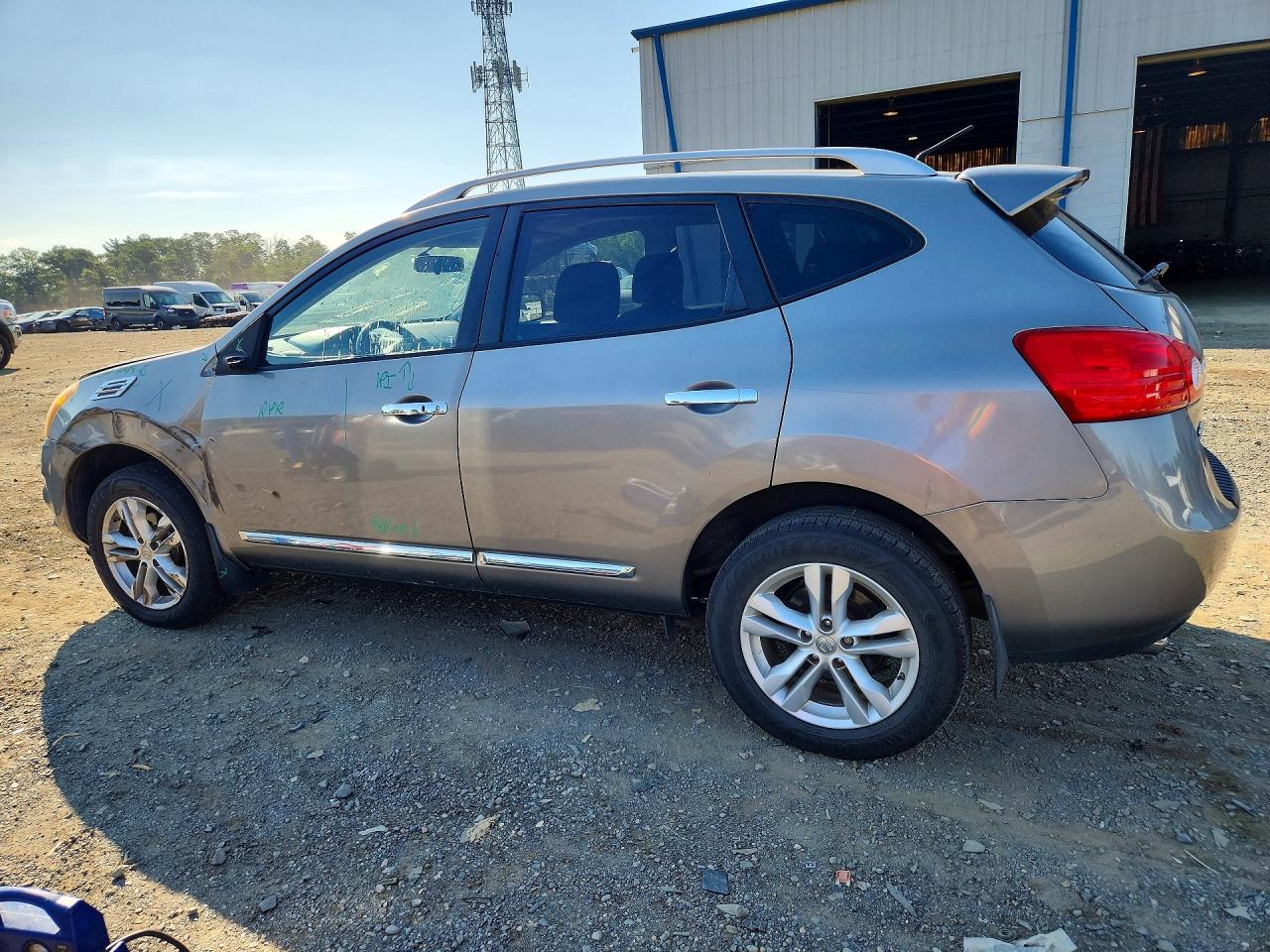 2013 Nissan Rogue S Gray vin: JN8AS5MVXDW623506