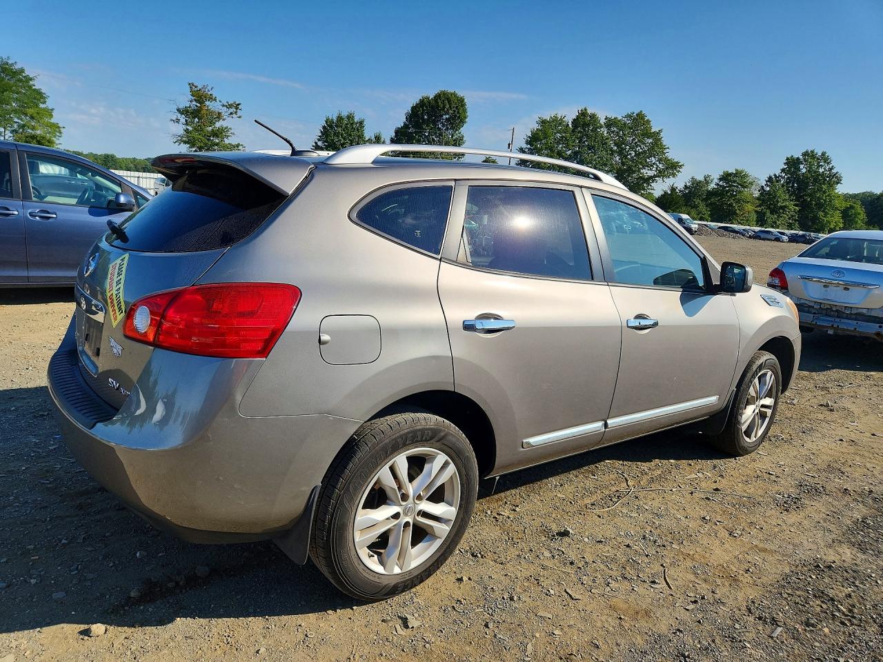 2013 Nissan Rogue S Gray vin: JN8AS5MVXDW623506