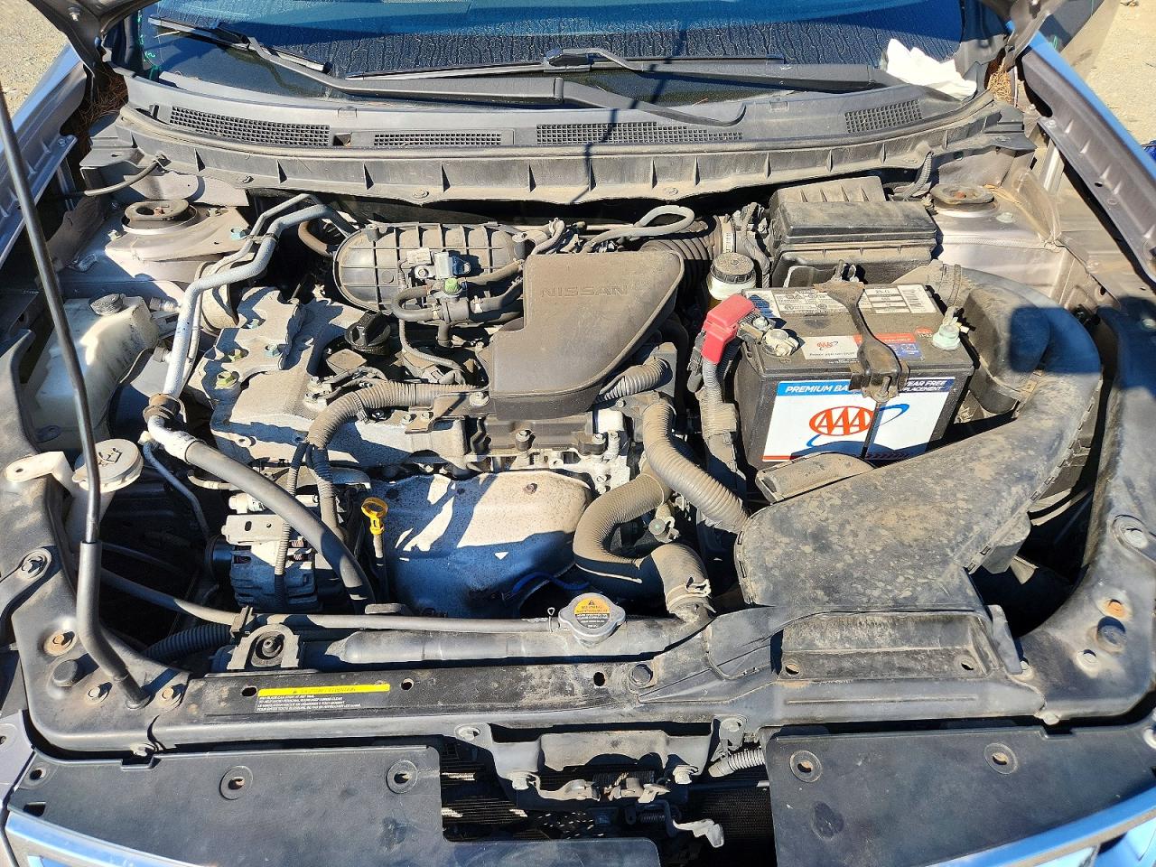 2013 Nissan Rogue S Gray vin: JN8AS5MVXDW623506
