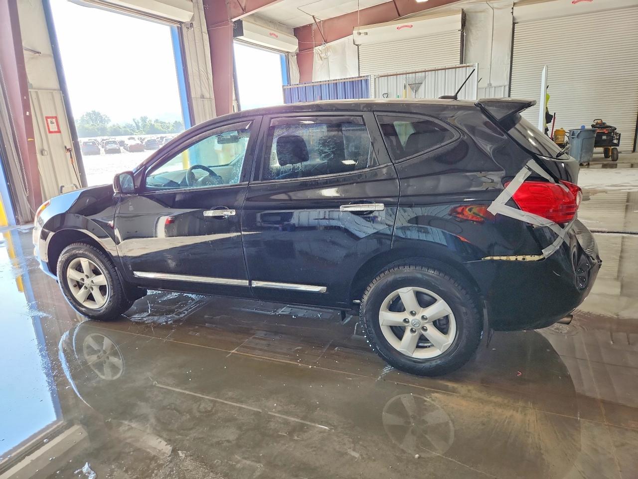 2013 Nissan Rogue S Черный vin: JN8AS5MVXDW630147