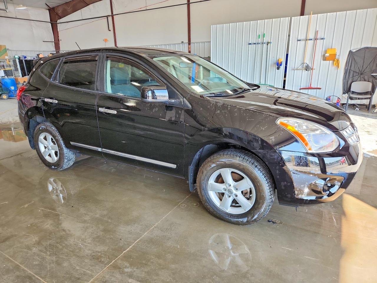 2013 Nissan Rogue S Черный vin: JN8AS5MVXDW630147