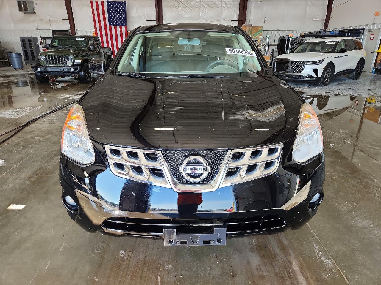 2013 Nissan Rogue S Черный vin: JN8AS5MVXDW630147