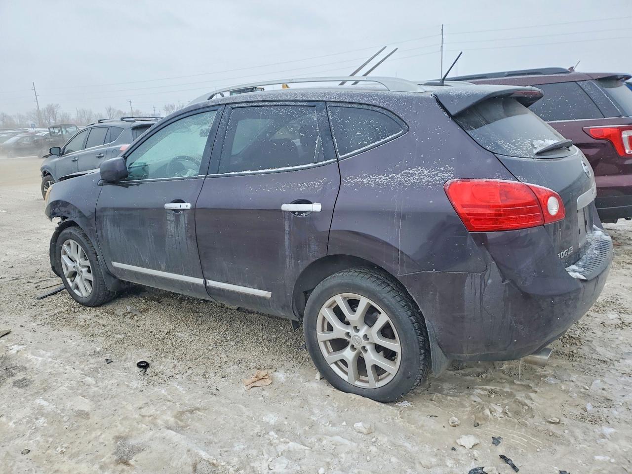 2013 Nissan Rogue Purple vin: JN8AS5MVXDW636479