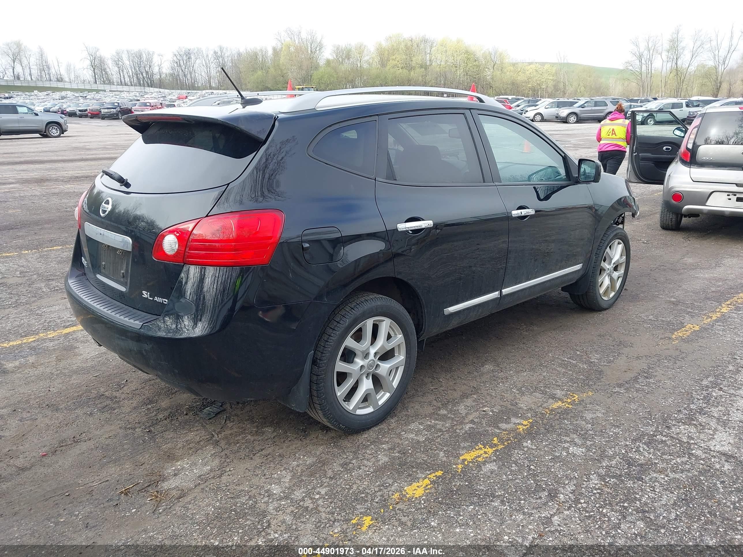 2013 Nissan Rogue Sv W/sl Pkg Black vin: JN8AS5MVXDW650995