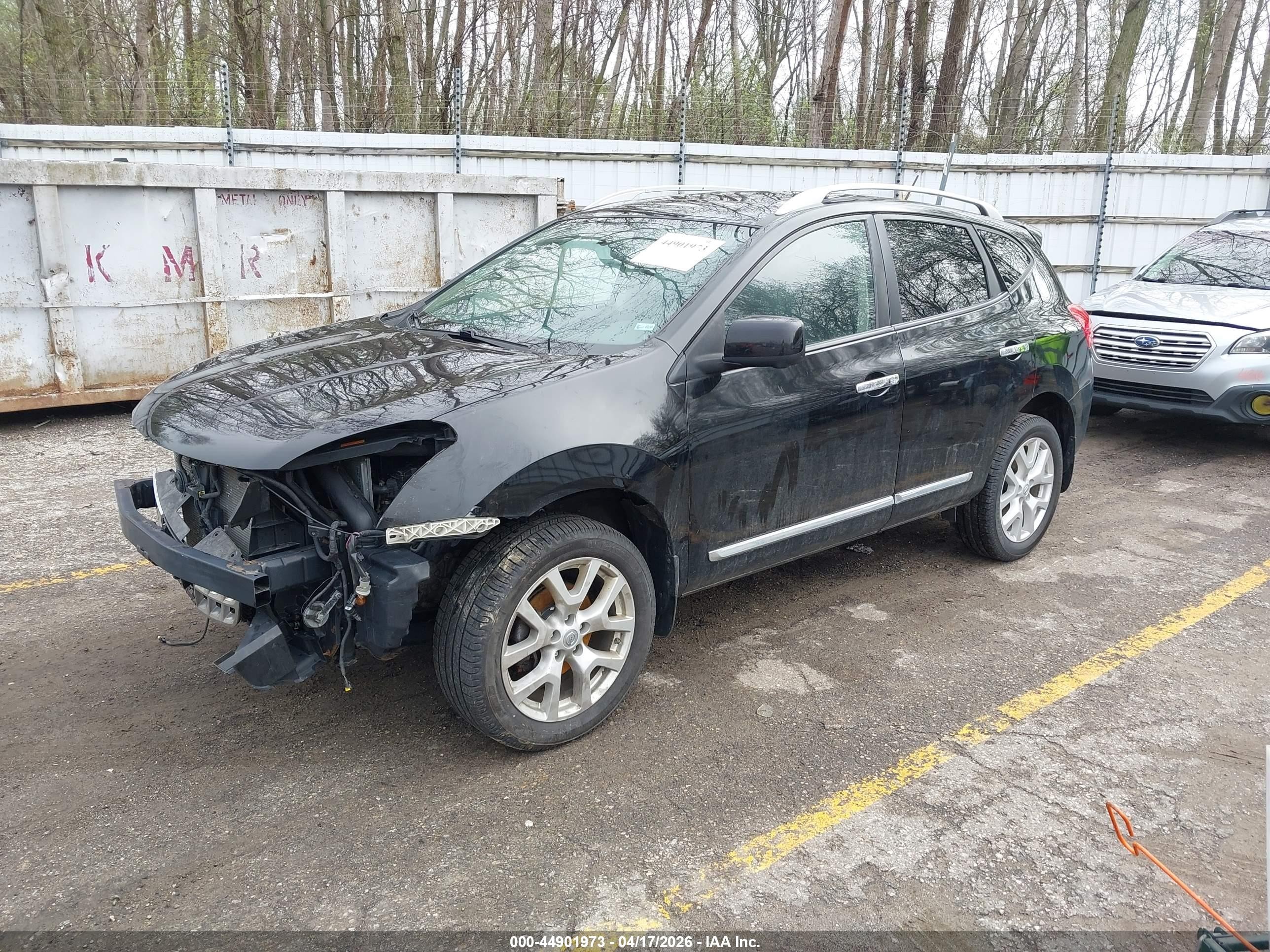 2013 Nissan Rogue Sv W/sl Pkg Black vin: JN8AS5MVXDW650995