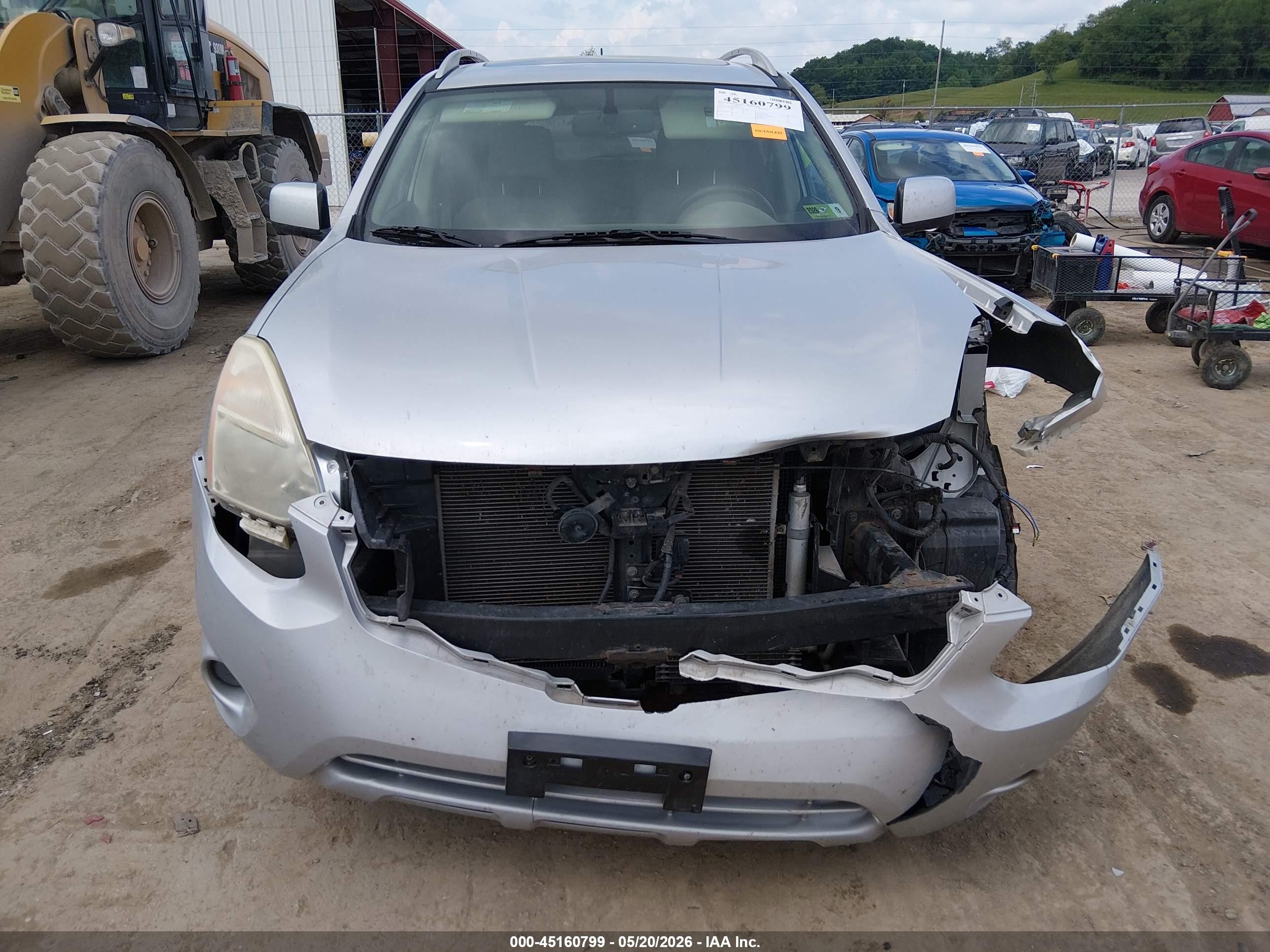 2013 Nissan Rogue Sv W/sl Pkg Silver vin: JN8AS5MVXDW653959