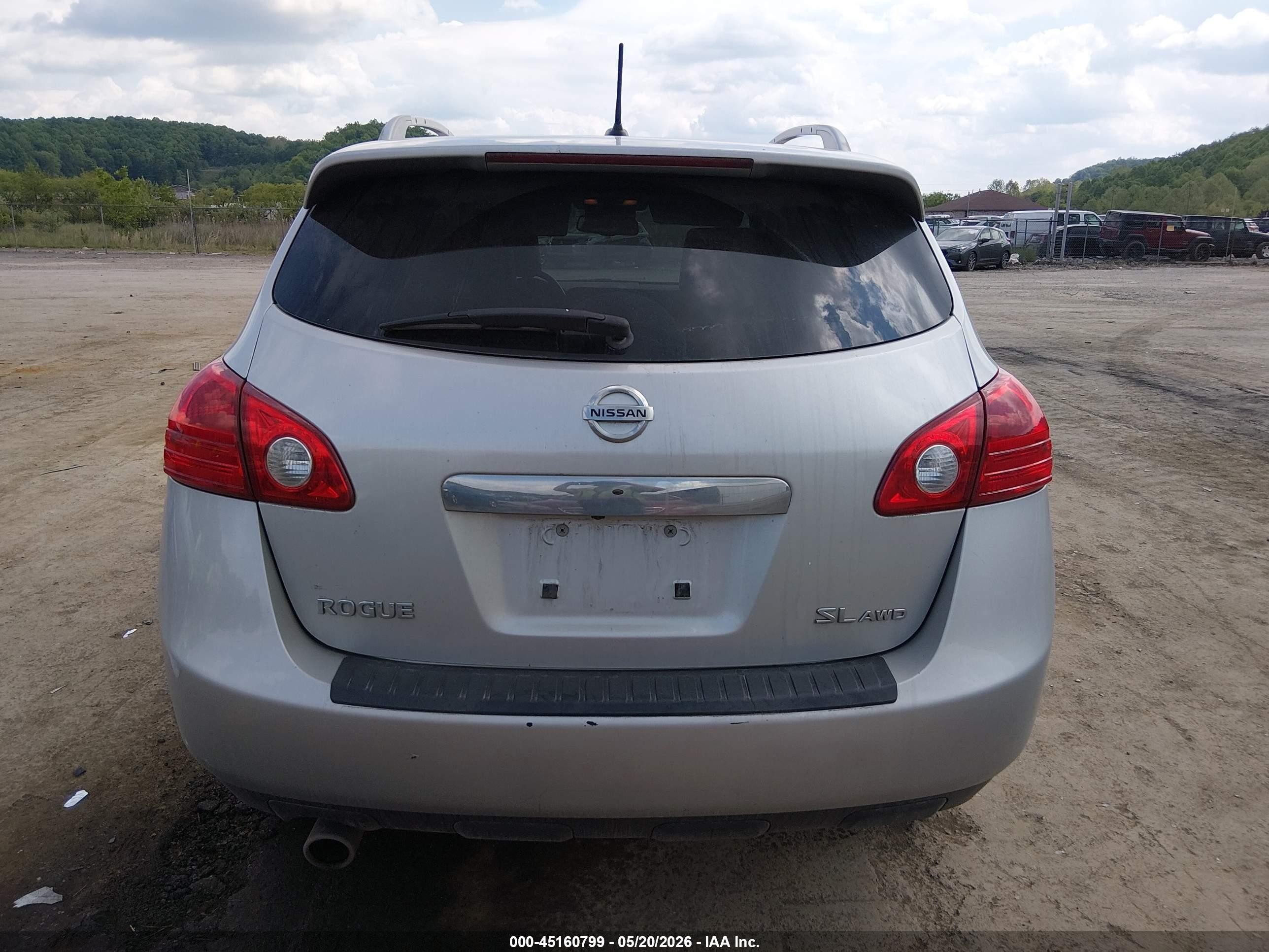 2013 Nissan Rogue Sv W/sl Pkg Silver vin: JN8AS5MVXDW653959