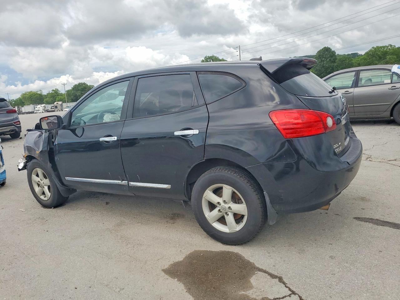 2013 Nissan Rogue S Black vin: JN8AS5MVXDW655226