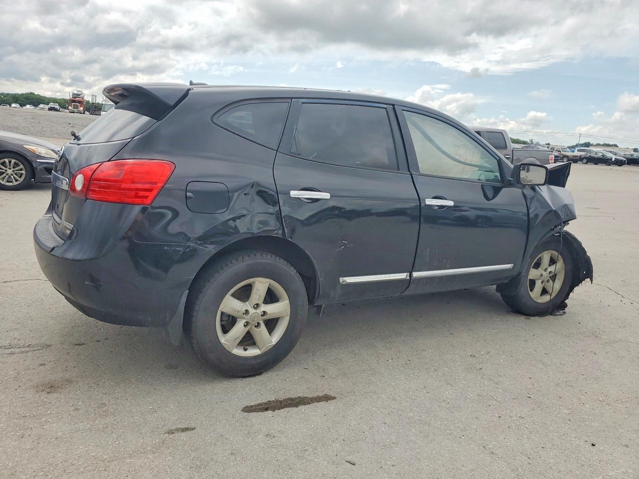 2013 Nissan Rogue S Black vin: JN8AS5MVXDW655226